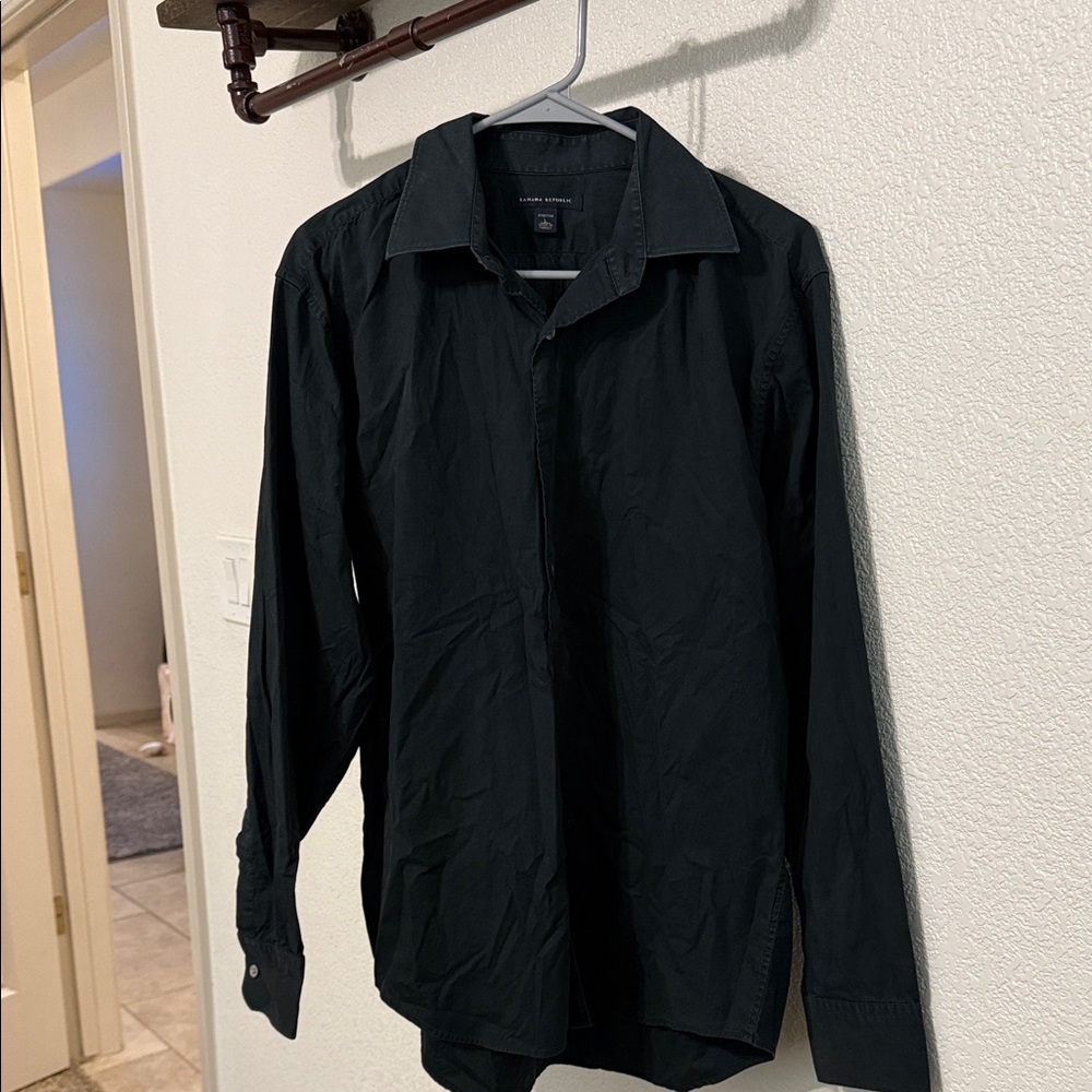 Banana Republic Black Dress Shirt